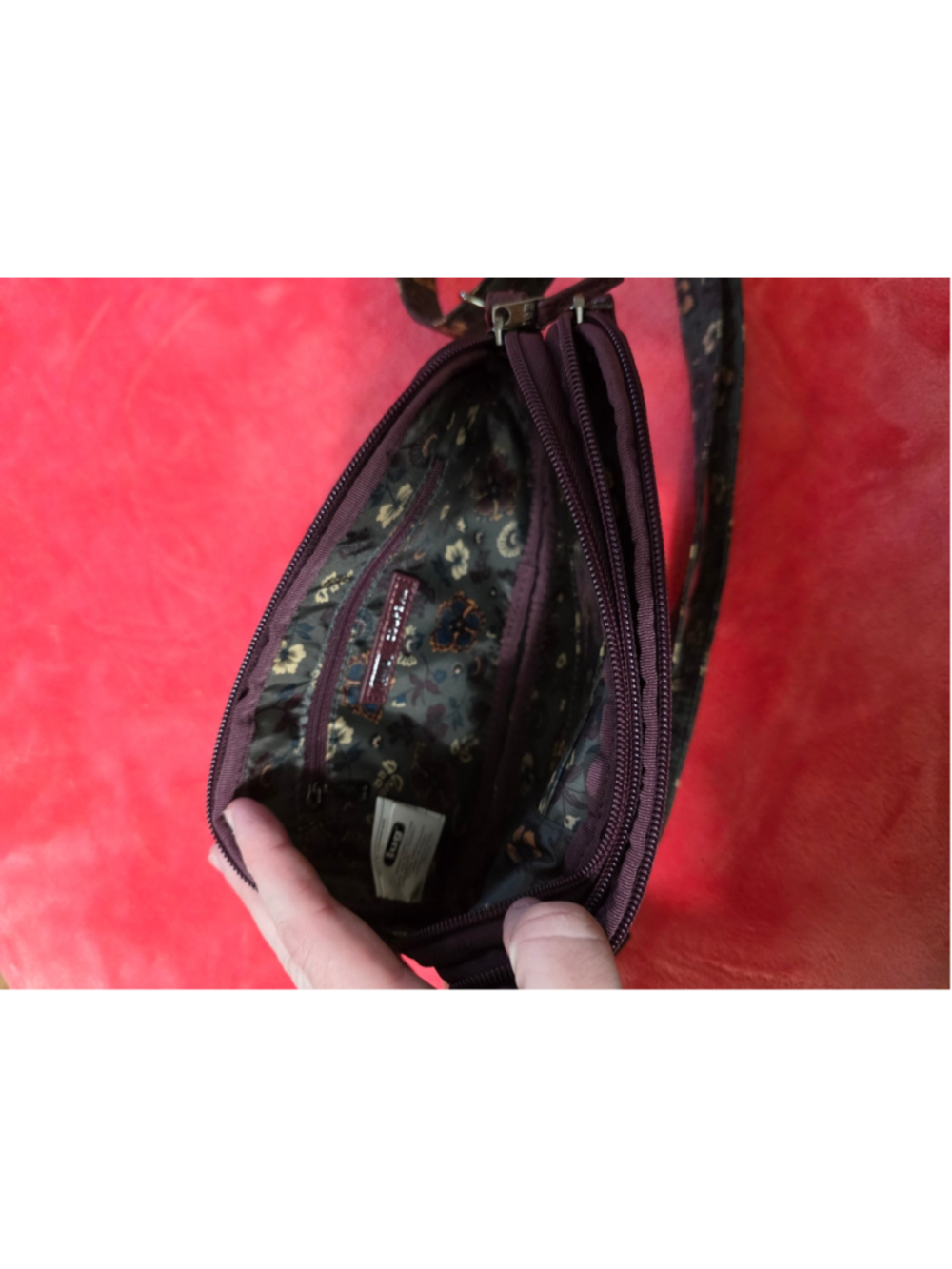 Lug Coupe XL Vegan Leather - Burgundy - Picture 3 of 4